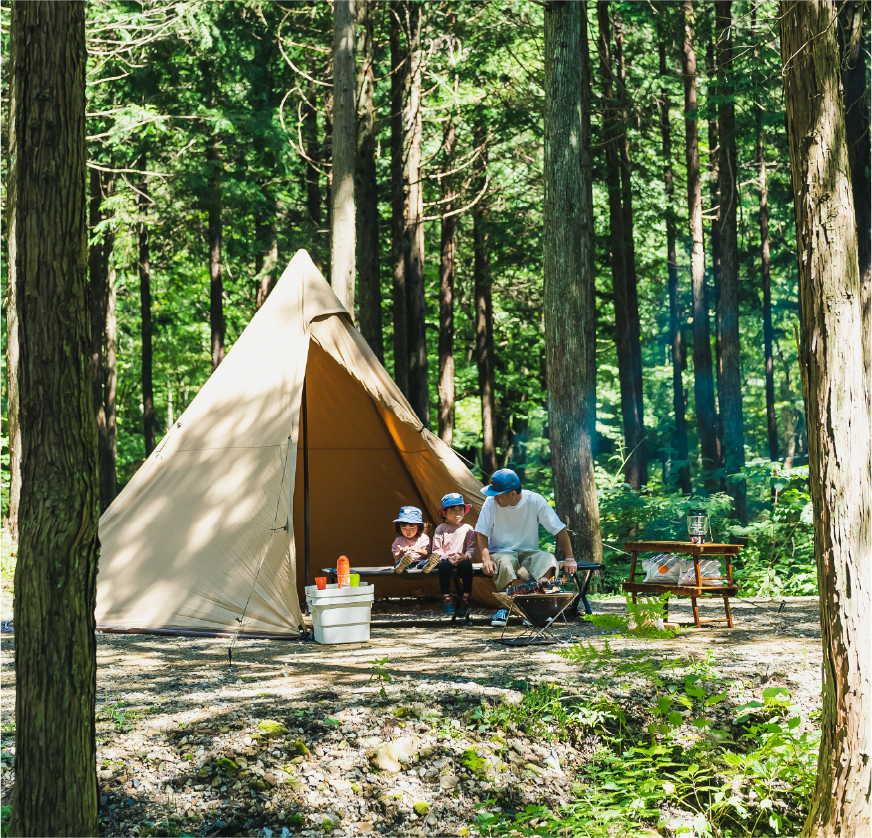 秋だからこそ楽しみたい郡上のキャンプ